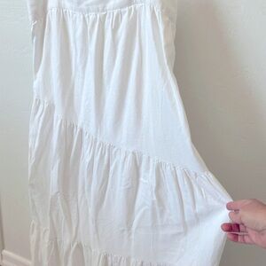 Abercrombie & Fitch White Maxi Dress